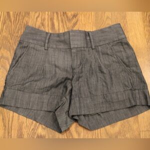 Gray chino shorts